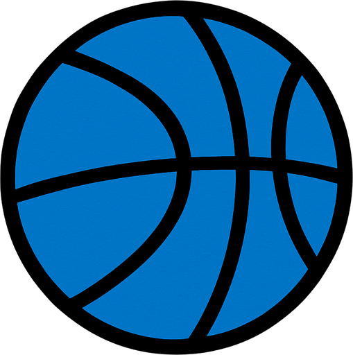 Bana 2d basketbol topu yap mavi renk olsun.
In-Game asset.  2d.  High contrast.  No shadows