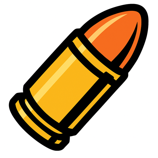 Mermi.
In-Game asset.  2d.  High contrast.  No shadows