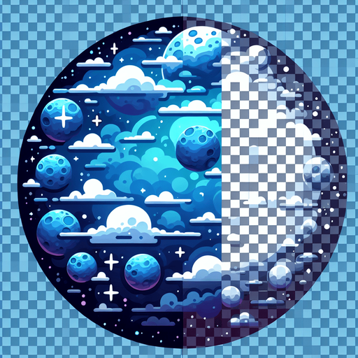space background.
Single Game Texture. In-Game asset. 2d. Blank background. High contrast. No shadows. transparent background