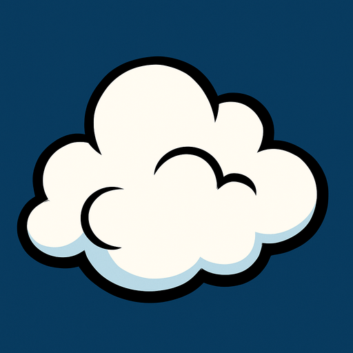 bulut.
In-Game asset.  2d.  High contrast.  No shadows