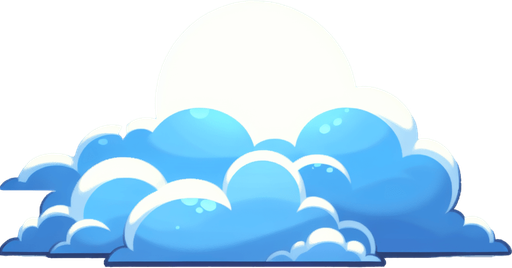 Blue sky.
Single Game Texture. In-Game asset. 2d. Blank background. High contrast. No shadows.