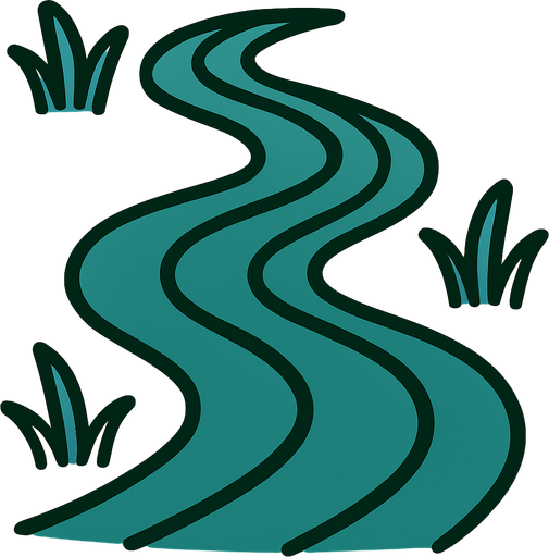 A river