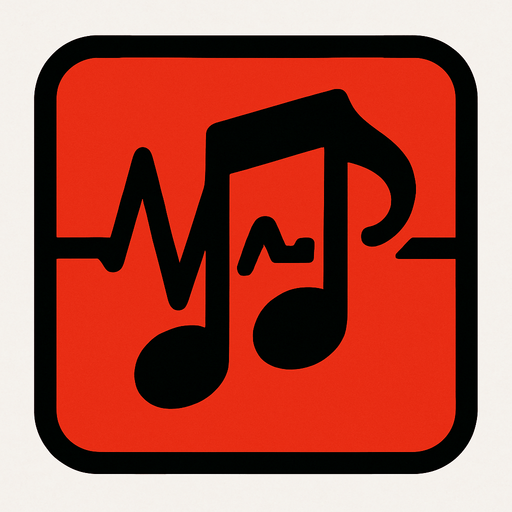 Arkaplan müziği için kullanacağım müzik ile ilgili bir icon.
In-Game asset.  2d.  High contrast.  No shadows