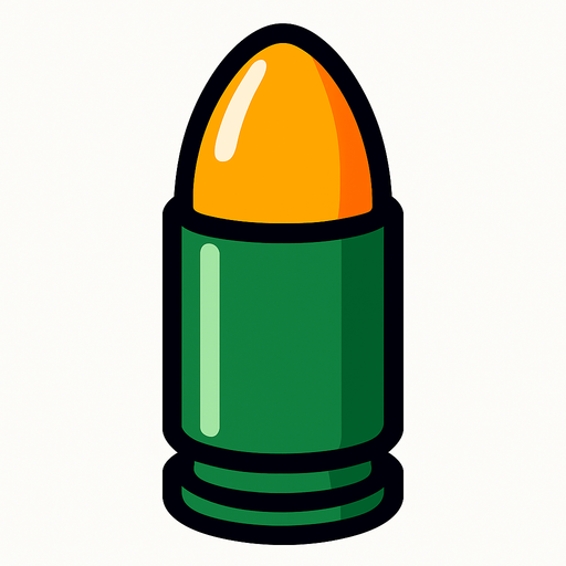 mermi.
In-Game asset.  2d.  High contrast.  No shadows