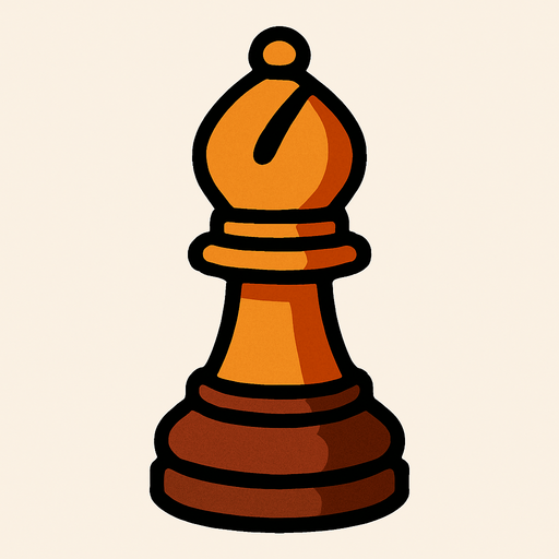 Satranç fili.
In-Game asset.  2d.  High contrast.  No shadows