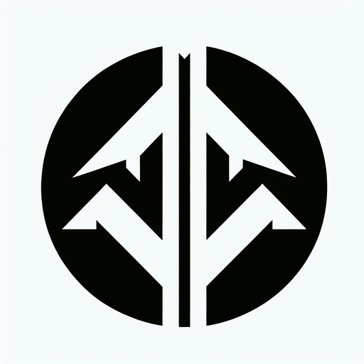 thin, black, up and down arrow.