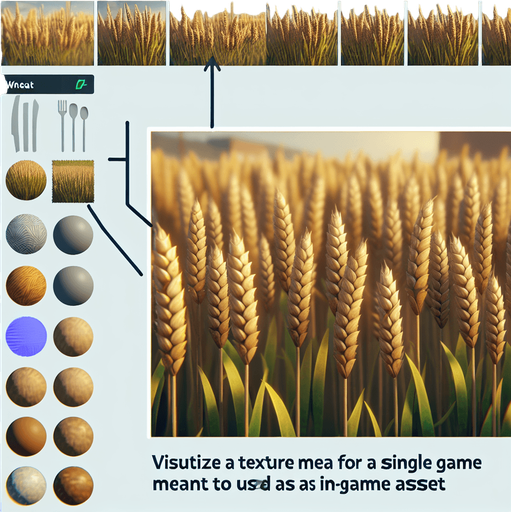 Wheat plant.
Single Game Texture.  In-Game asset.  2d.  Blank background.  High contrast.  No shadows
