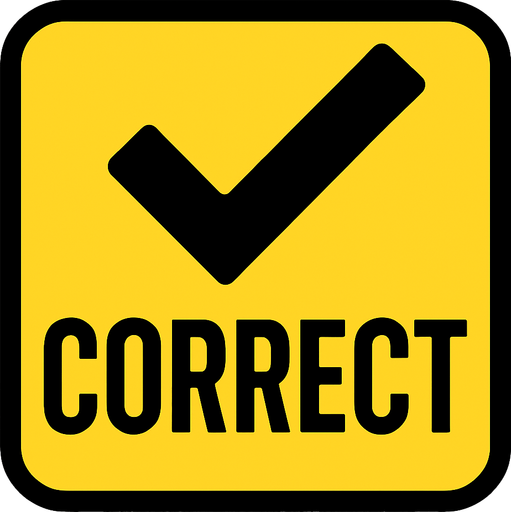 correct sign.
In-Game asset.  2d.  High contrast.  No shadows