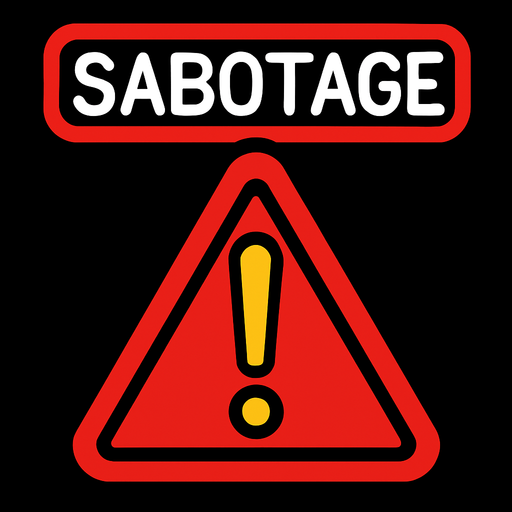 among us sabotageIndicator.
In-Game asset.  2d.  High contrast.  No shadows