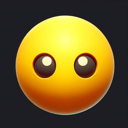 Make A Topdown Yellow Ball With Eyes.
Single Game Texture.  In-Game asset.  Blank background.  High contrast.  No shadows