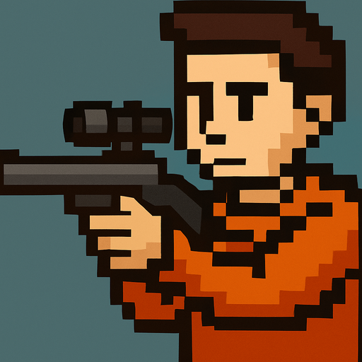 man with sniper