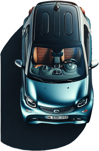 Smart mini, top view