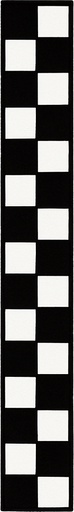 a line consisting of small squares in black and white is vertical from what happened at the races.
In-Game asset.  2d.  High contrast.  No shadows