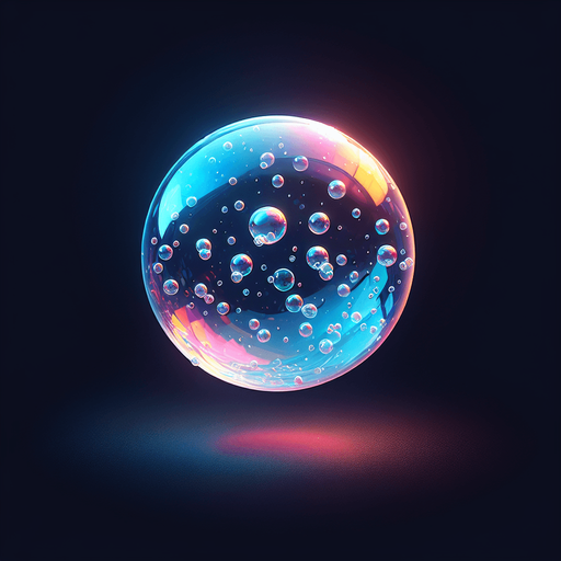 прозрачный пузырь воздуха.
Single Game Texture.  In-Game asset.  2d.  Blank background.  High contrast.  No shadows