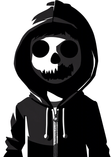 Zombie kid hit by a snowball