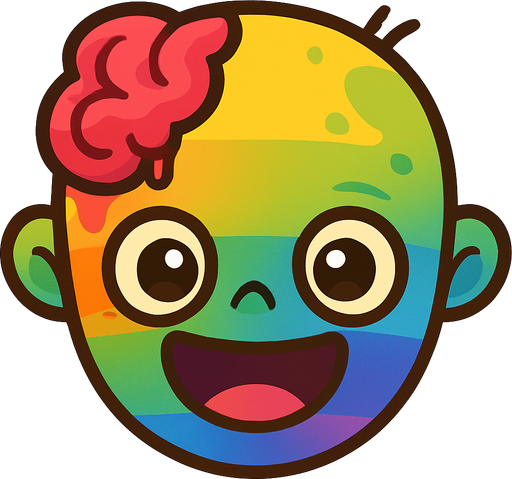 Make it rainbow and extremly happy