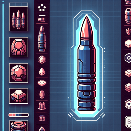 alien 1 bullet

Single Game Texture. In-Game asset. 2d. Blank background. High contrast. No shadows.