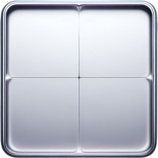 Grey-Tinted Tile: A minimalist and futuristic tile design for a Sudoku game, featuring a perfect square with a smooth, clean surface. The tile has a soft gradient, starting with a light grey center that transitions to a slightly darker grey near the edges, giving it depth and sophistication. A thin, faintly glowing silver-grey border surrounds the tile, adding a subtle futuristic touch while maintaining a sleek and clean appearance. The surface remains blank and ready for interaction..
Single Game Texture. In-Game asset. 2d. Blank background. High contrast. No shadows.