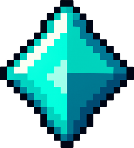 Pixel shape.
In-Game asset.  2d.  High contrast.  No shadows