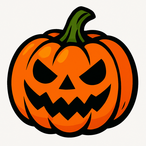 Citrouille.
In-Game asset.  2d.  High contrast.  No shadows