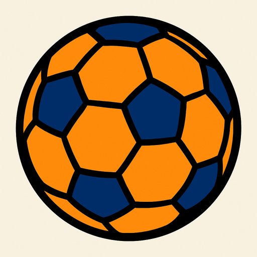 Football ball.
In-Game asset.  2d.  High contrast.  No shadows