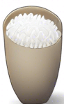 Long thin white rice