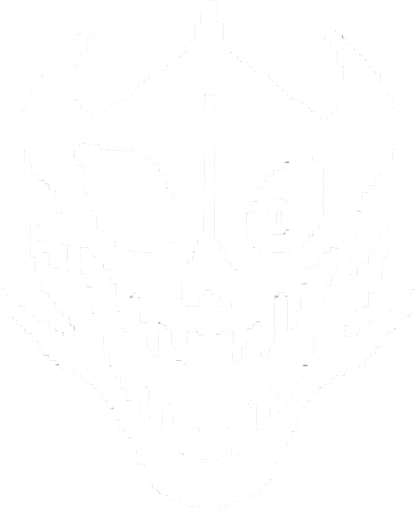 Flat staring gaster blaster Undertale.
In-Game asset.  2d.  High contrast.  No shadows