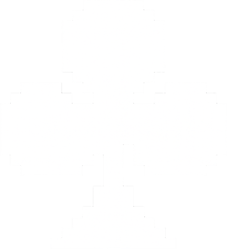 haz que este trebol blanco, sea pixeleado de 16x16