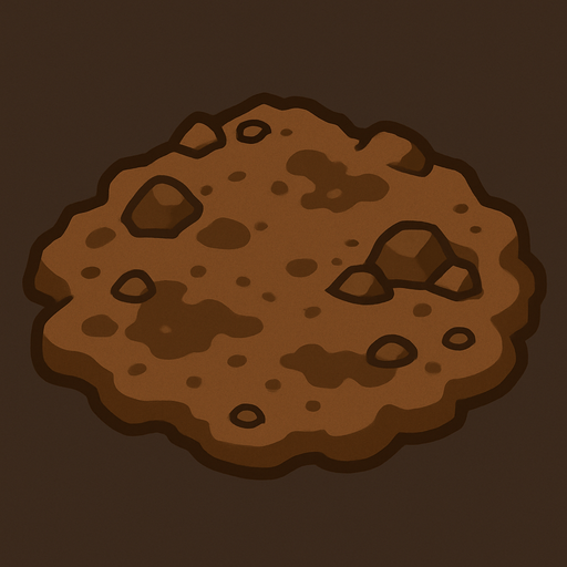 Dirt.
In-Game asset.  2d.  High contrast.  No shadows