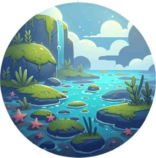 Водоросли

Анимация.
Single Game Texture. In-Game asset. 2d. Blank background. High contrast. No shadows.