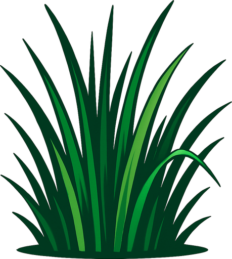 çimen uzun.
In-Game asset.  2d.  High contrast.  No shadows