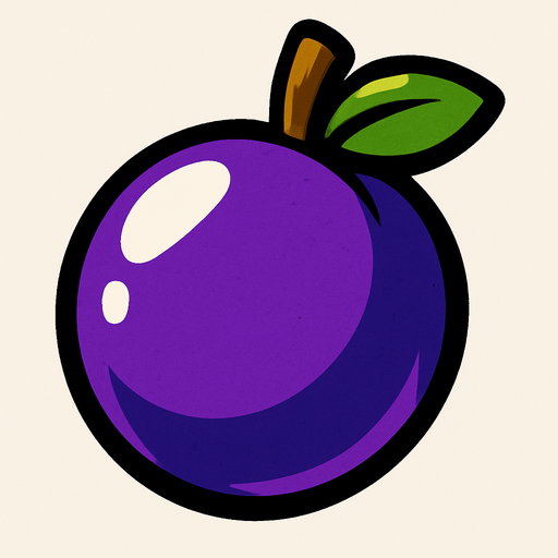 Uva individual.
In-Game asset.  2d.  High contrast.  No shadows