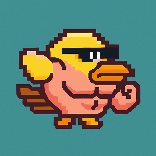 Make a sigma flapy bird.
In-Game asset.  2d.  No shadows