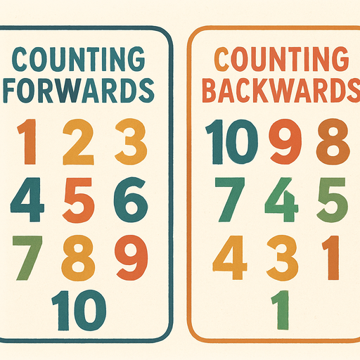 counting forwards and backwards