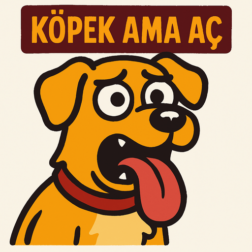 KÖPEK AMA AÇ.
In-Game asset.  2d.  High contrast.  No shadows