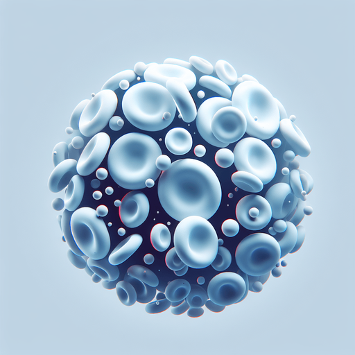 white blood cell.
Single Game Texture.  In-Game asset.  2d.  Blank background.  High contrast.  No shadows
