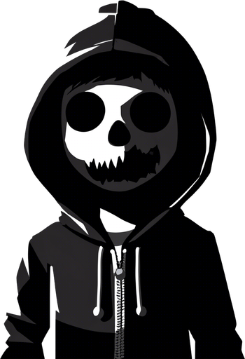 Zombie kid hit by a snowball