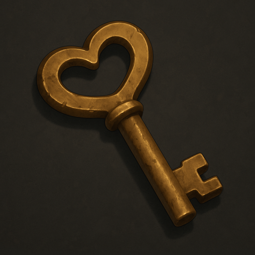 Old golden key.
In-Game asset