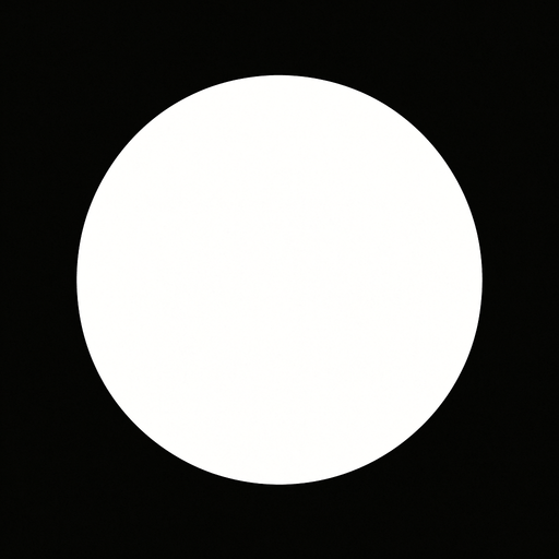 circulo blanco sin bordes.
In-Game asset.  2d.  High contrast.  No shadows