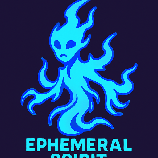 ephemeralSpirit.
In-Game asset.  2d.  High contrast.  No shadows