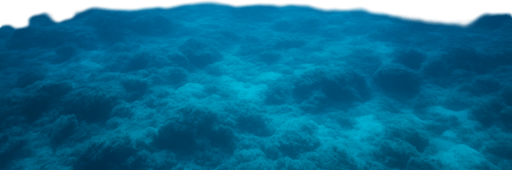 quite blue under water of sea