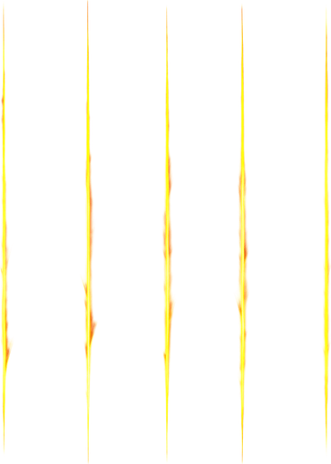 make flames thinner and more straight and even, align the flames exactly on the lines on the lane edges