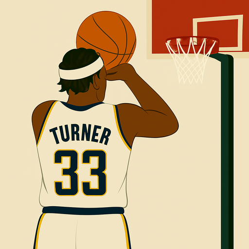 Change picture so his hands are down preparing to shoot