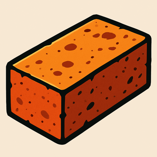 ladrillo grande.
In-Game asset.  2d.  High contrast.  No shadows