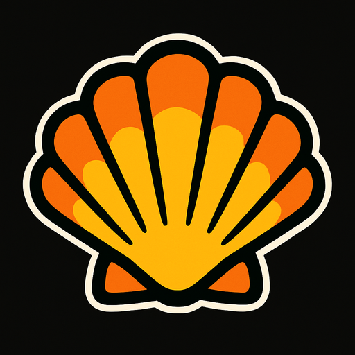 shell.
In-Game asset.  2d.  High contrast.  No shadows