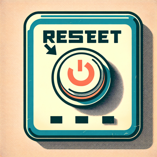 Reset ball button retro style.
Single Game Texture. In-Game asset. 2d. Blank background. High contrast. No shadows.