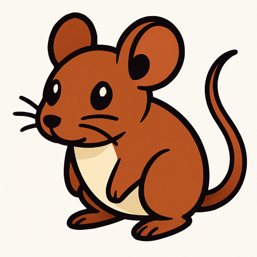 mouse.
In-Game asset.  2d.  High contrast.  No shadows