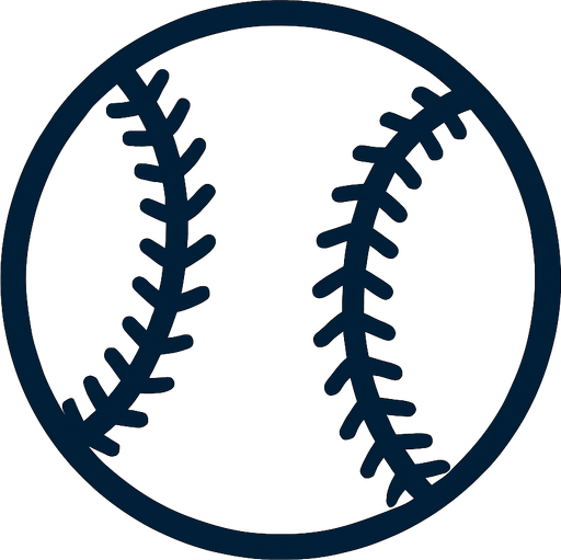 Beyzbol topu.
In-Game asset.  2d.  High contrast.  No shadows