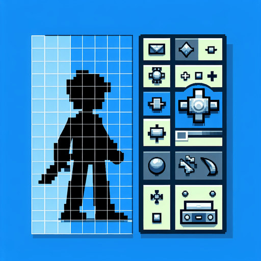player.
Single Game Texture.  In-Game asset.  2d.  Blank background.  High contrast.  No shadows