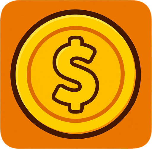 coinIcon.
In-Game asset.  2d.  High contrast.  No shadows